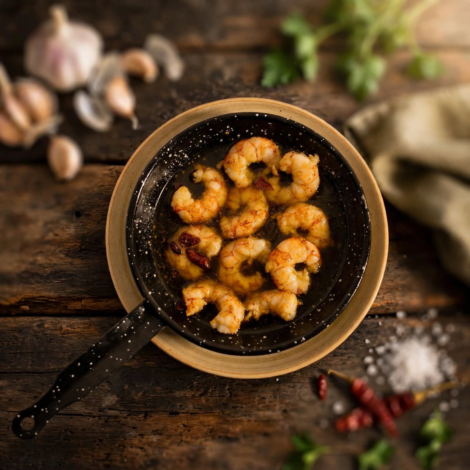Gambas al ajillo