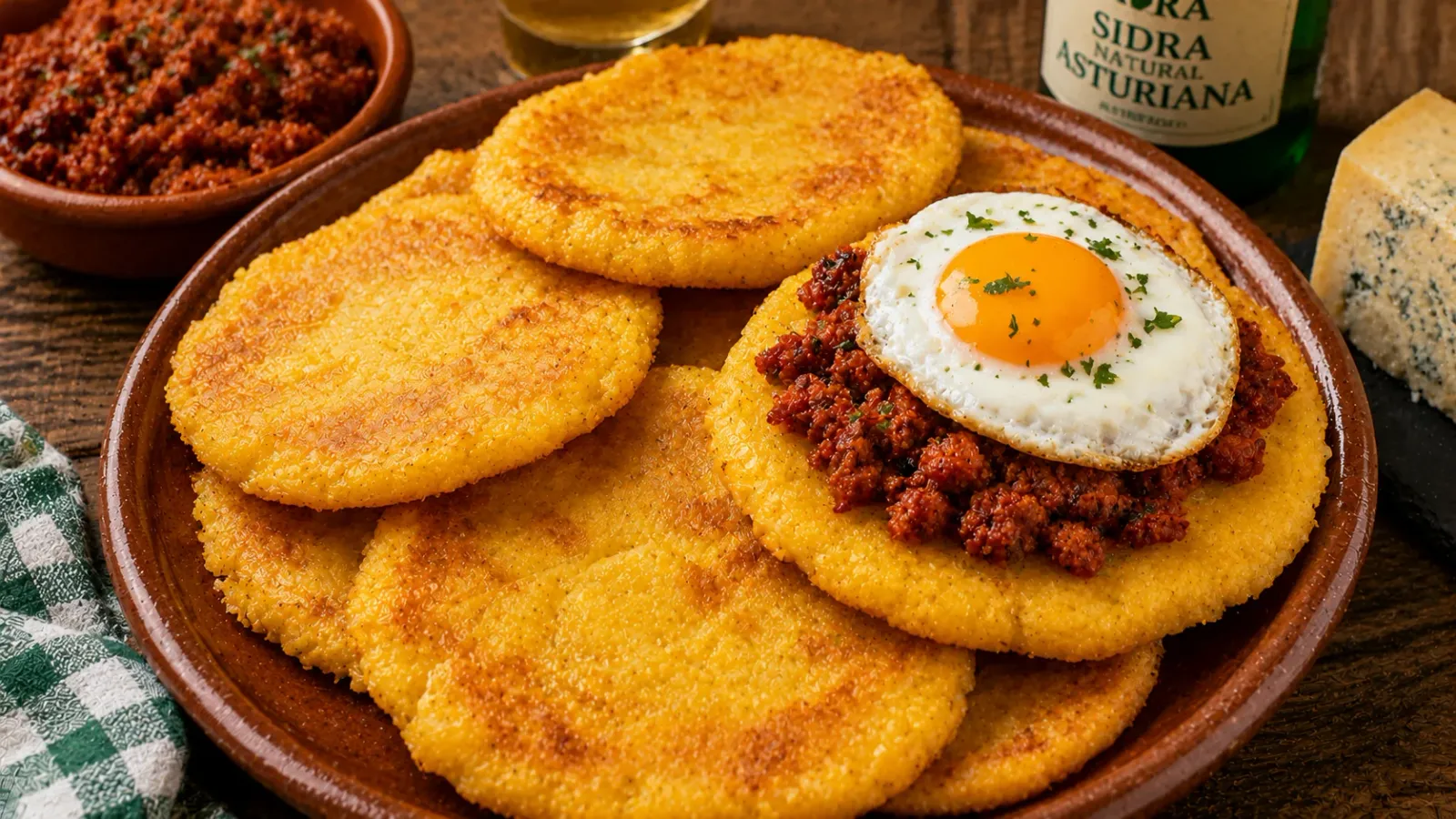 Tortos de maíz asturianos